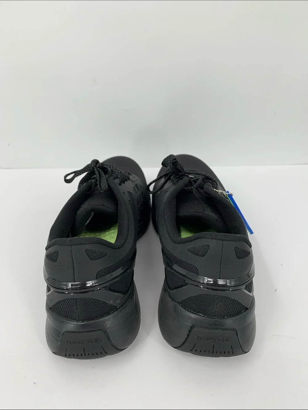 Reebok Nanoflex TR work sneaker shoe black composite safety toe tie women 10.5